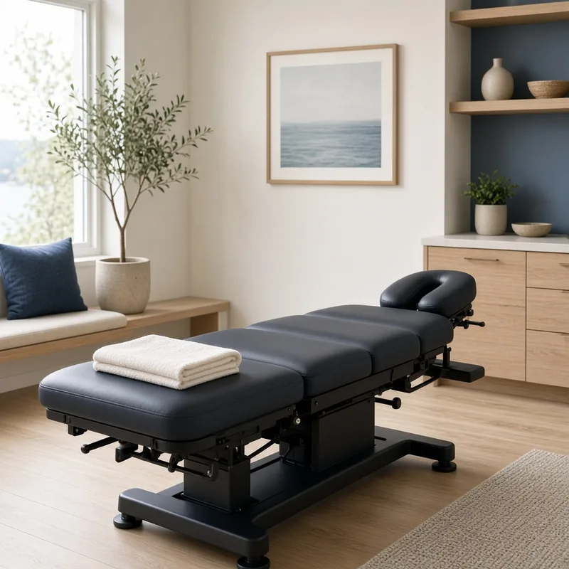 Treatment room at Dunn Bay Chiropractic Dunsborough